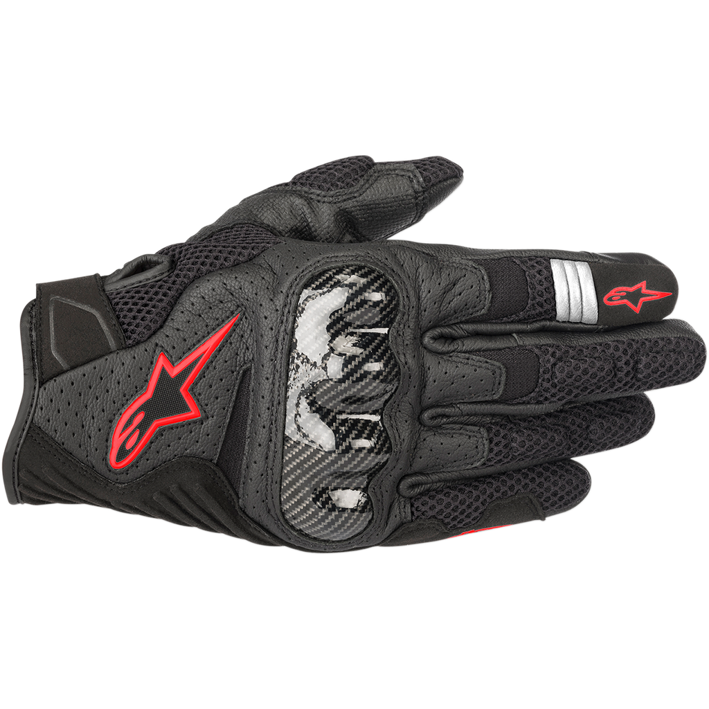 ALPINESTARS من ألبينستار SMX-1 AIR V2 Gloves Red قفازات إس إم إكس-1 إير ڤي2