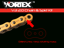 تحميل الصورة في عارض المعرض ، Vortex Racing من فورتكس Drive Chain  جنزير رياضي