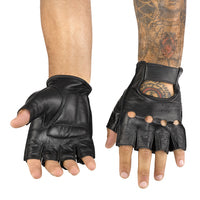 Speed And Strength من سبيد اند سترينغ Half Gloves قفازات جلد نصف أصابع