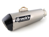 Brock's بروكس CT Single Muffler سي تي تيتانيوم مخرج عادم يمين