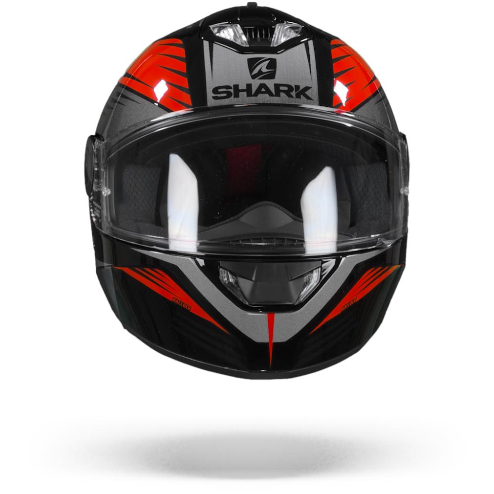 SHARK Skwal 2 Hallder Black Red Full Face Helmet