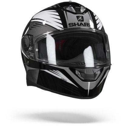 SHARK Skwal 2 Hallder Black White Full Face Helmet