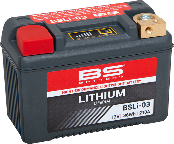 BS  من بي أس LIFEP04 BSLI بطارية ليثيوم 12.8 فولت 3 أمبير