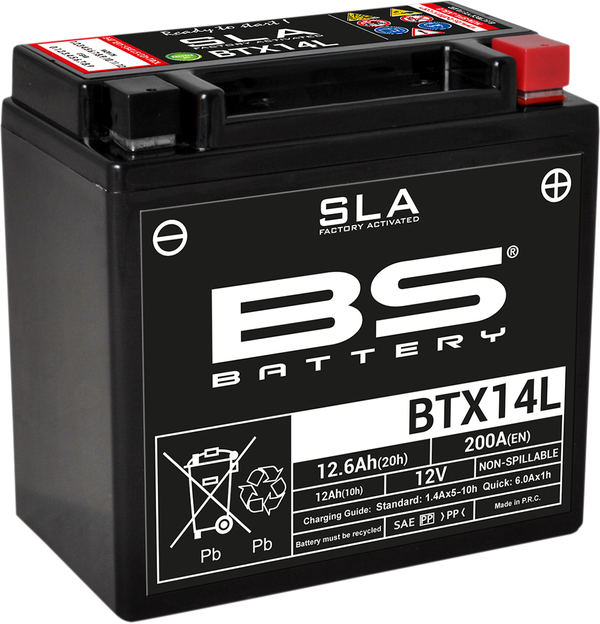 BTX14L SLA BS من بي أس AGM Battery بطارية 12 فولت 12 أمبير