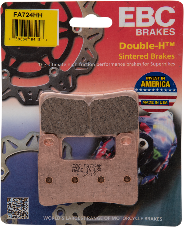 EBC Double-H Sintered Front Brake Pads FA724HH