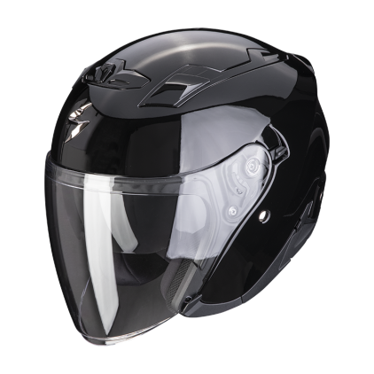 Scorpion EXO-230 Solid Black Jet Helmet