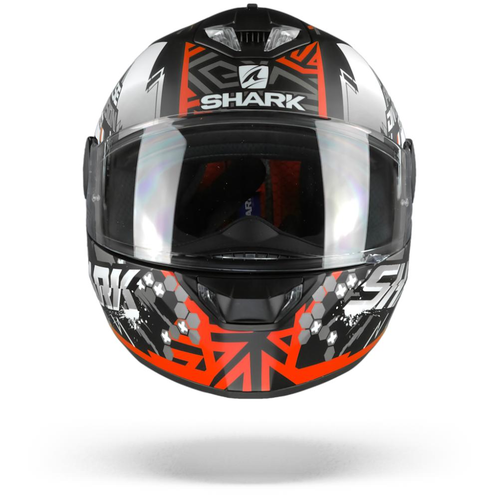 SHARK Skwal 2 Noxxys Black Red Full Face Helmet