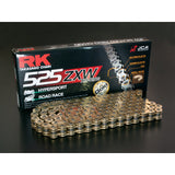 Rk GB525ZXW 130 LINK 525 XW-RING CHAIN / GOLD/BLACK / STEEL