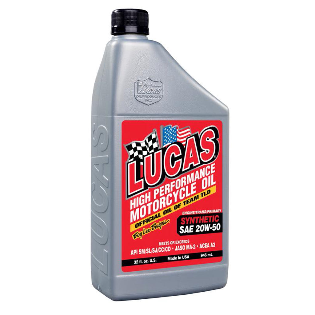 LUCAS HIGH PERFORMANCE CONVENTIONAL MOTORCYCLE OILS 20W-50