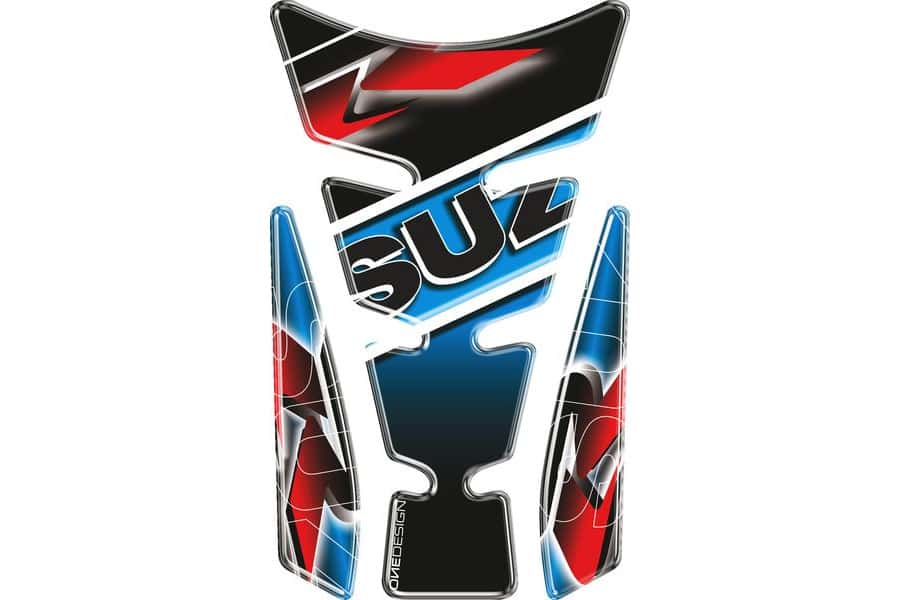 بيوق ملصق حماية خزان الوقود لدراجة سوزوكي-أزرق