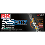 Rk 525GXW 130 RIVET LINK 525 W-RING PERFORMANCE REPLACEMENT DRIVE CHAIN 