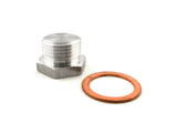 Brock's Oxygen Sensor 18mm Bung Plug w/ Copper O-Ring Titanium Exhaust