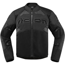 Load image into Gallery viewer, ICON JACKET CONTRA2 LEATHER PERFORATED - STEALTH