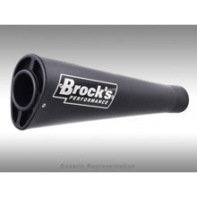 Load image into Gallery viewer, Brock&#39;s Performance Full System Alien Head 2 14&quot; Muffler (BLACK) GSX-R 600 &amp; 750 (2011-2019)
