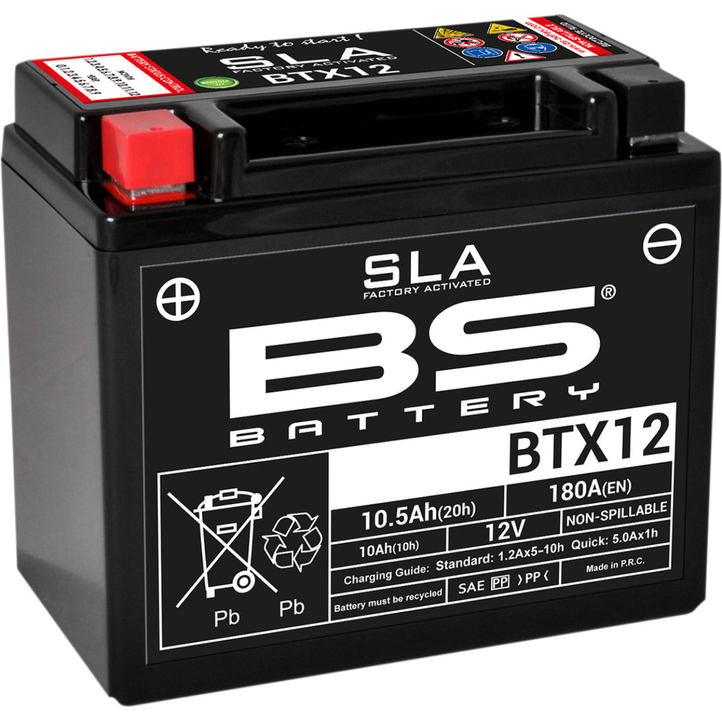 BTX12 SLA BS من بي أس AGM Battery بطارية 12 فولت 10.5 أمبير