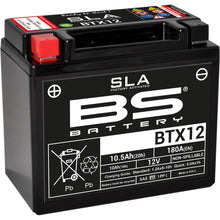 Load image into Gallery viewer, BS BATTERY BTX12 SLA 12V 180 A