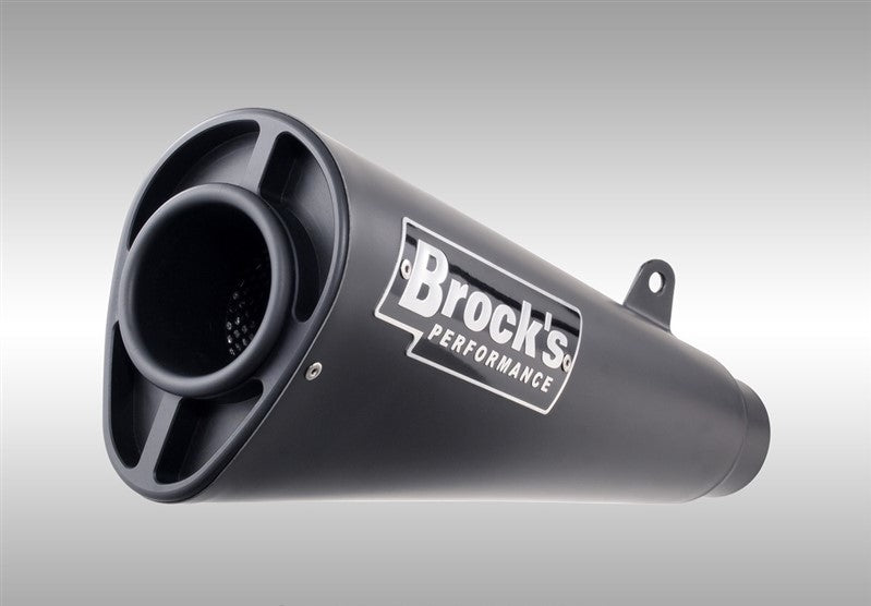 Brock's Performance Alien Head 2 Full System Black 14" Muffler GSX-R1000R (17-20)