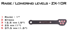 تحميل الصورة في عارض المعرض ، ZX-6R / ZX-10R / ZZR600  T-REX من تيركس Adjustable Lowering Link تنزيلة خلفية قابلة للتعديل