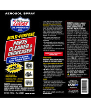Load image into Gallery viewer, LUCAS MULTI-PURPOSE PARTS CLEANER &amp; DEGREASER