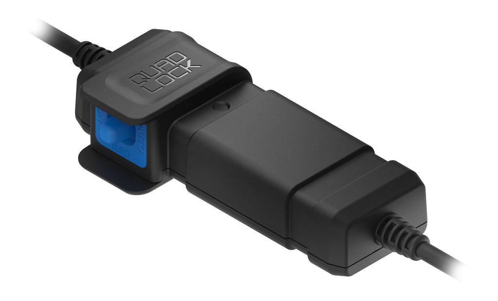 Quad Lock من كواد لوك Waterproof 12V To USB Smart Adaptor  12 فولت لمحول يو أس بي  ذكي