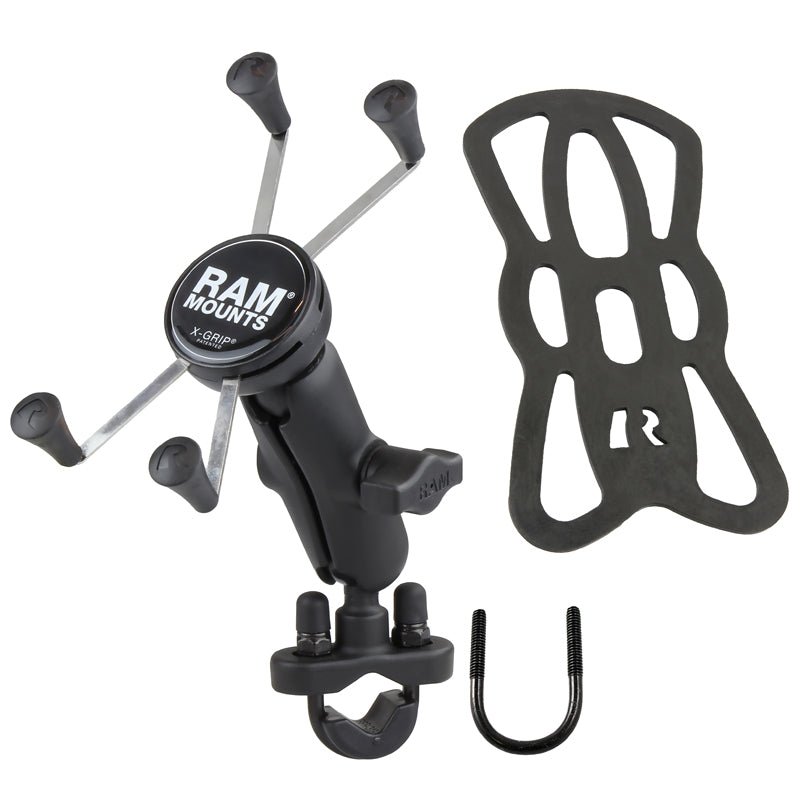 RAM® X-Grip® Phone Mount with Handlebar U-Bolt Base