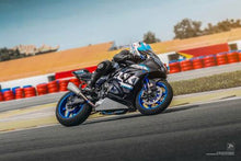 Load image into Gallery viewer, Brock&#39;s Predator Full System - Ti Front Section w/ Electro-Black Muffler GSX-R1000/R (17-20)