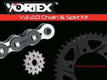 تحميل الصورة في عارض المعرض ، (CBR 600 RR 13-20) Vortex Racing من فورتكس chain Sprocket kits طقم جنزير + ساعات