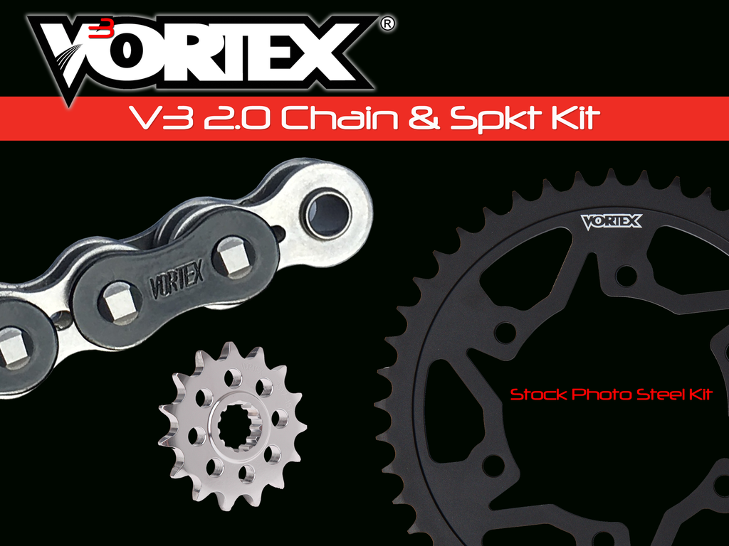 (S1000RR HP4 12-15) Vortex Racing من فورتكس chain Sprocket kits طقم جنزير + ساعات
