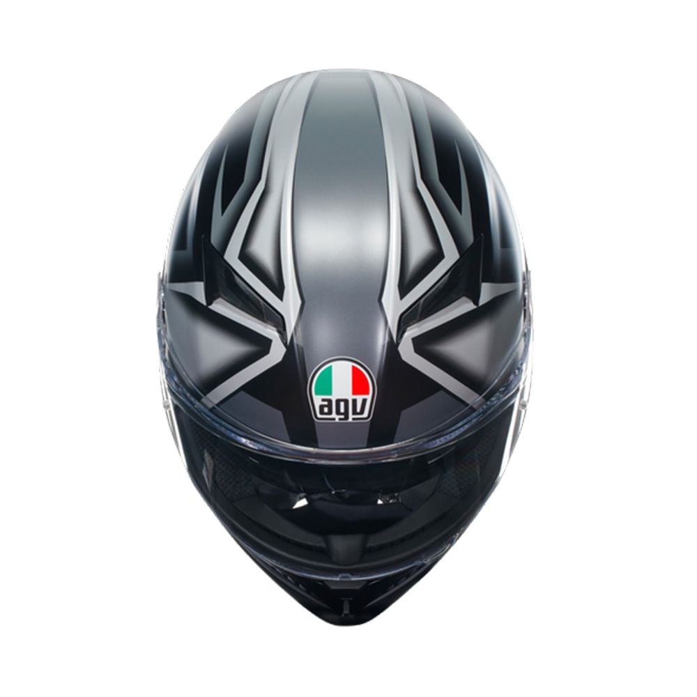 Agv K3 E2206 Mplk Compound Matt Black Grey 008 Helmet