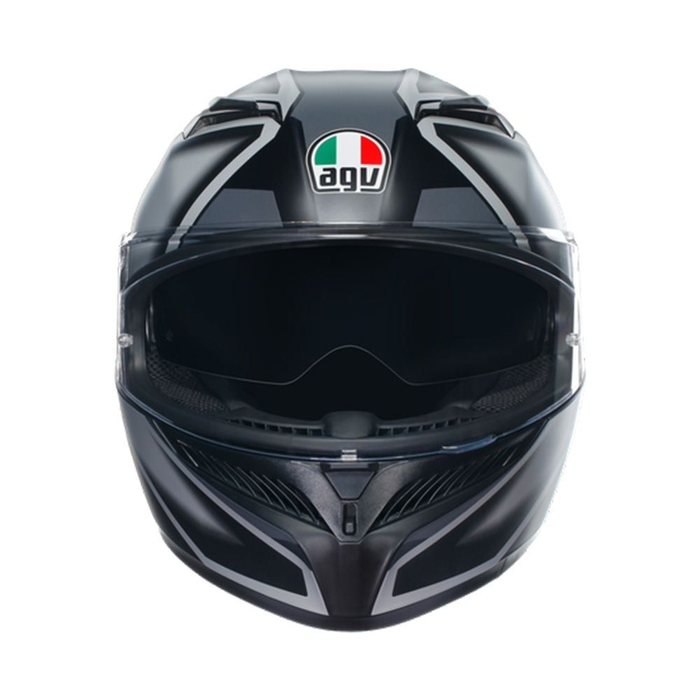 Agv K3 E2206 Mplk Compound Matt Black Grey 008 Helmet