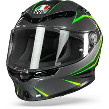 Load image into Gallery viewer, AGV K6 Flash Grey Black Lime Full Face Helmet