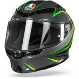 AGV K6 Flash Grey Black Lime Full Face Helmet