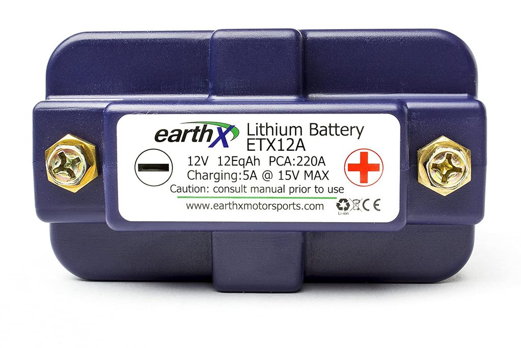 EarthX ETX12A lithium battery
