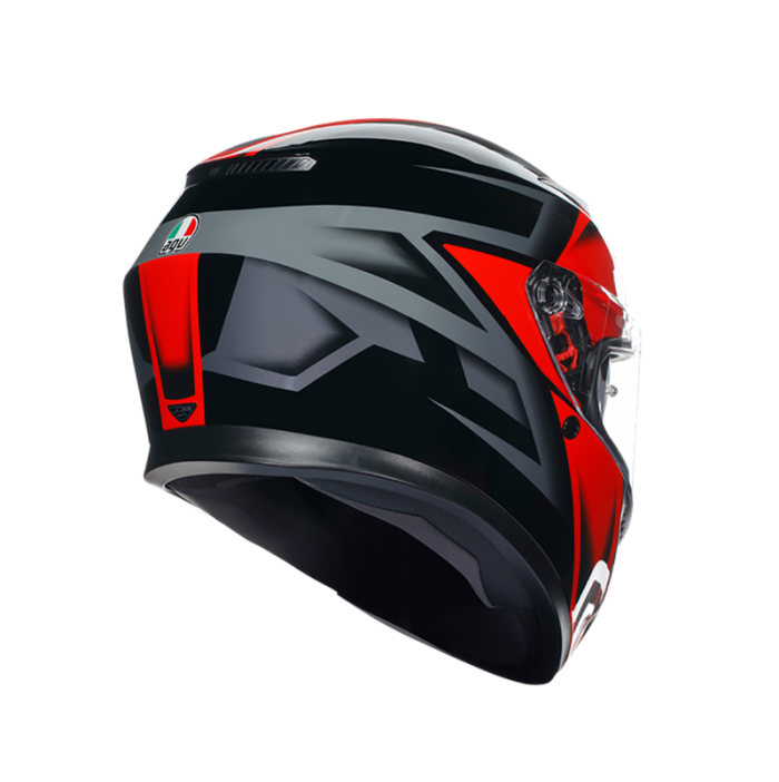 Agv K3 E2206 Mplk Compound Black Red 009 Helmet