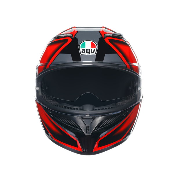 Agv K3 E2206 Mplk Compound Black Red 009 Helmet
